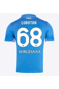 SSC Napoli Stanislav Lobotka #68 Voetbaltruitje Thuis tenue 2024-25 Korte Mouw